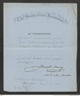 Nachlass Franz Steindachner, Empfangsbestätigung von Joseph Henry an Franz Steindachner (12.06.1866), Inv.Nr. 215.01, Seite 1